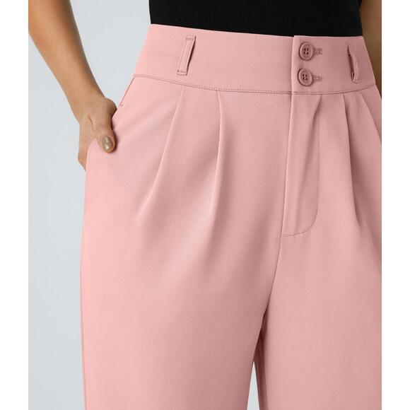 NWT Halara Flex™ High Waisted Shirred Straight Leg Work Pants Size XS Petite - Picture 5 of 7